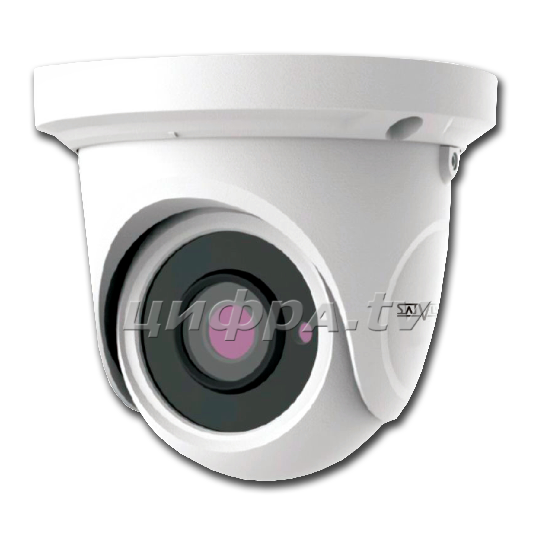 SVI-D222-SL-PRO 3.6 c POE (2Mpix, ИК до 20м) купольная IP камера системы видеонаблюдения Satvision