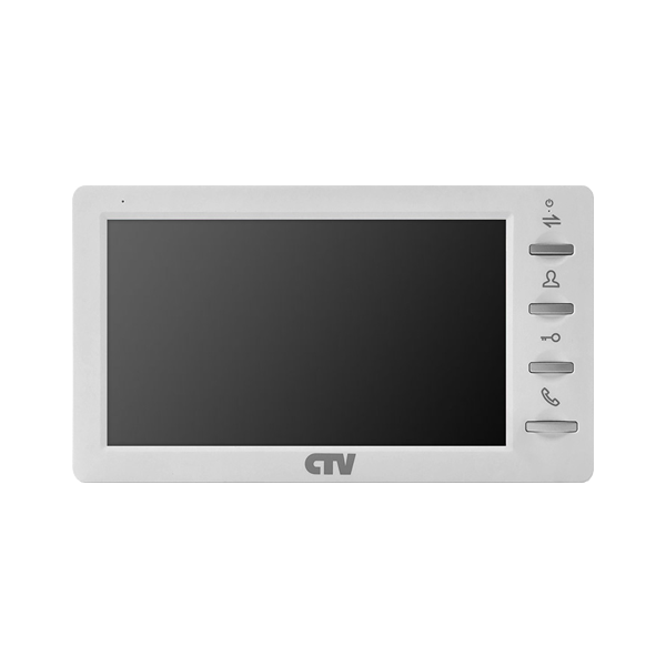 Видеодомофон AHD CTV M4700 (белый, 7 дюймов, 1024*600, SD)