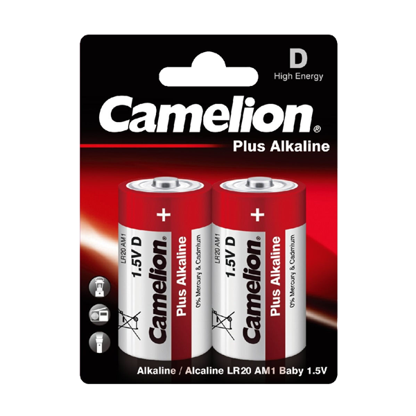Элемент питания Camelion/Smartbuy Alkaline LR20/373 BL2