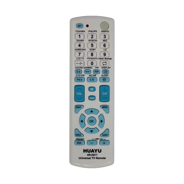 Пульт ДУ HR-E877 для разных моделей ТВ универсальный