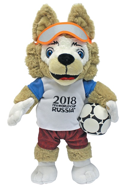Фигурка плюшевая Zabivaka 21 см в пакете FIFA-2018