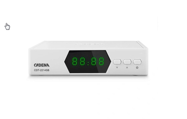 Приемник эфирный CDT-2214SB DVB-T2, CADENA (со шнуром RCA)