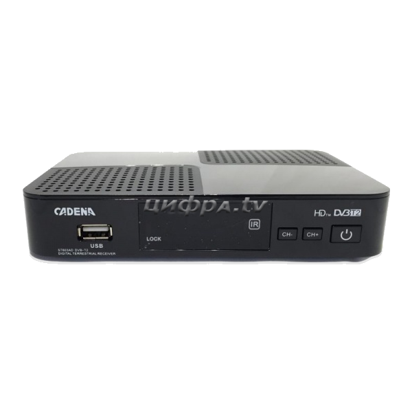 Приемник (ресивер) цифровой эфирный (приставка) CADENA ST-603AD DVB-T2
