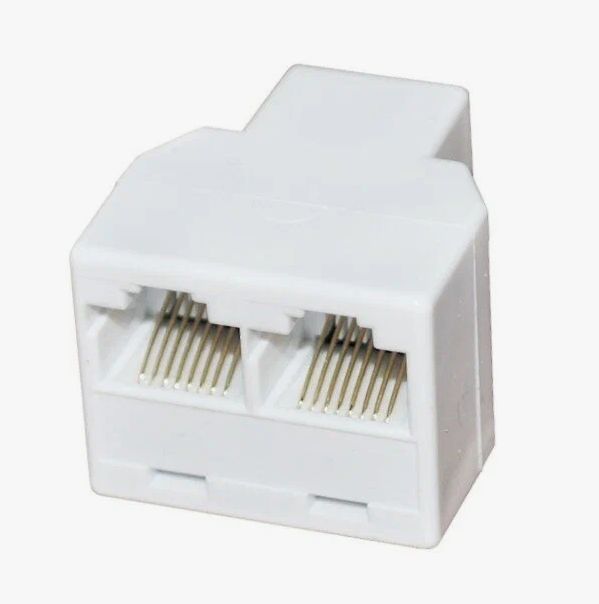 Компьютерный переходник (гнездо- 2 гнезда) 8P-8C RJ45
