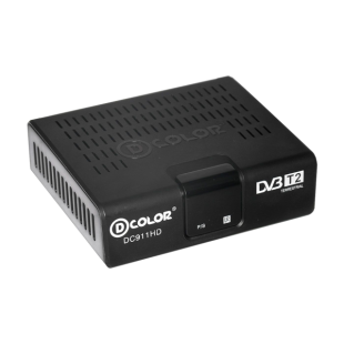 Приемник (ресивер) цифровой эфирный (приставка) DVB-T2 D-COLOR DC911HD
