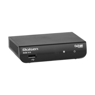 Приемник (ресивер) цифровой эфирный (приставка) Rolsen RDB-515 DVB-T2