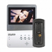 Цветной монитор SVM-403HOME SATVISION в комплекте с вызывной панелью (цвет серый)