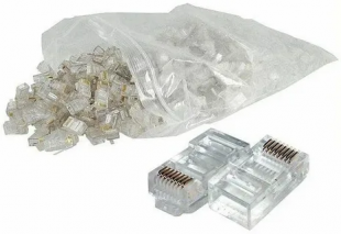 Коннектор RG45 пачка 100 шт