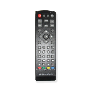 Пульт ДУ Huayu для приставок DVB-T2+TV! универсальный для разных моделей DVB-T2 с управлением TV