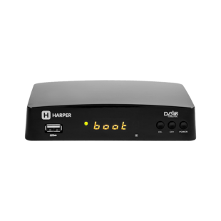 Приемник (ресивер) цифровой эфирный (приставка) DVB-T2 HARPER HDT2-1512