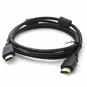 Шнур HDMI-HDMI 1,5 м с фильтрами, gold (PE bag) PROCONNECT