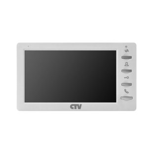 Видеодомофон AHD CTV M4700 (белый, 7 дюймов, 1024*600, SD)