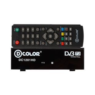 Приемник (ресивер) цифровой эфирный (приставка) DVB-T2 D-COLOR DC1201HD