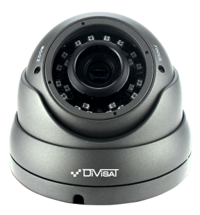 DVC-D392V 2.8-12 (2Mpix; ИК до 30м) антивандальная купольная камера системы видеонаблюдения DiviSat