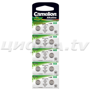 Элемент питания Camelion G08 (LR1120) BL10