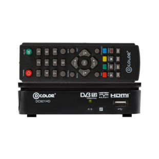 Приемник (ресивер) цифровой эфирный (приставка) DVB-T2 D-COLOR DC921HD