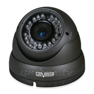 SVC-D391V 2.8-12 (1,3Mpix; ИК до 30м) антивандальная купольная камера системы видеонаблюдения Satvision